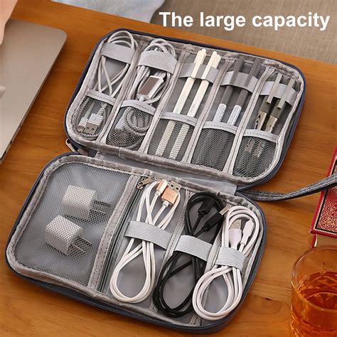 charging cord organizer for travel.